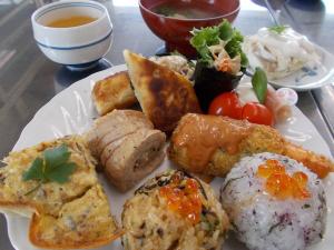 調理実習で作った料理の写真