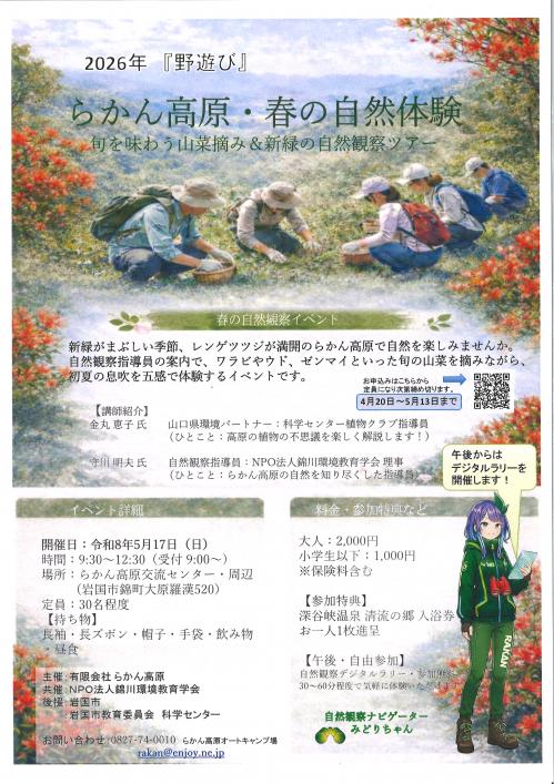 野遊びチラシ