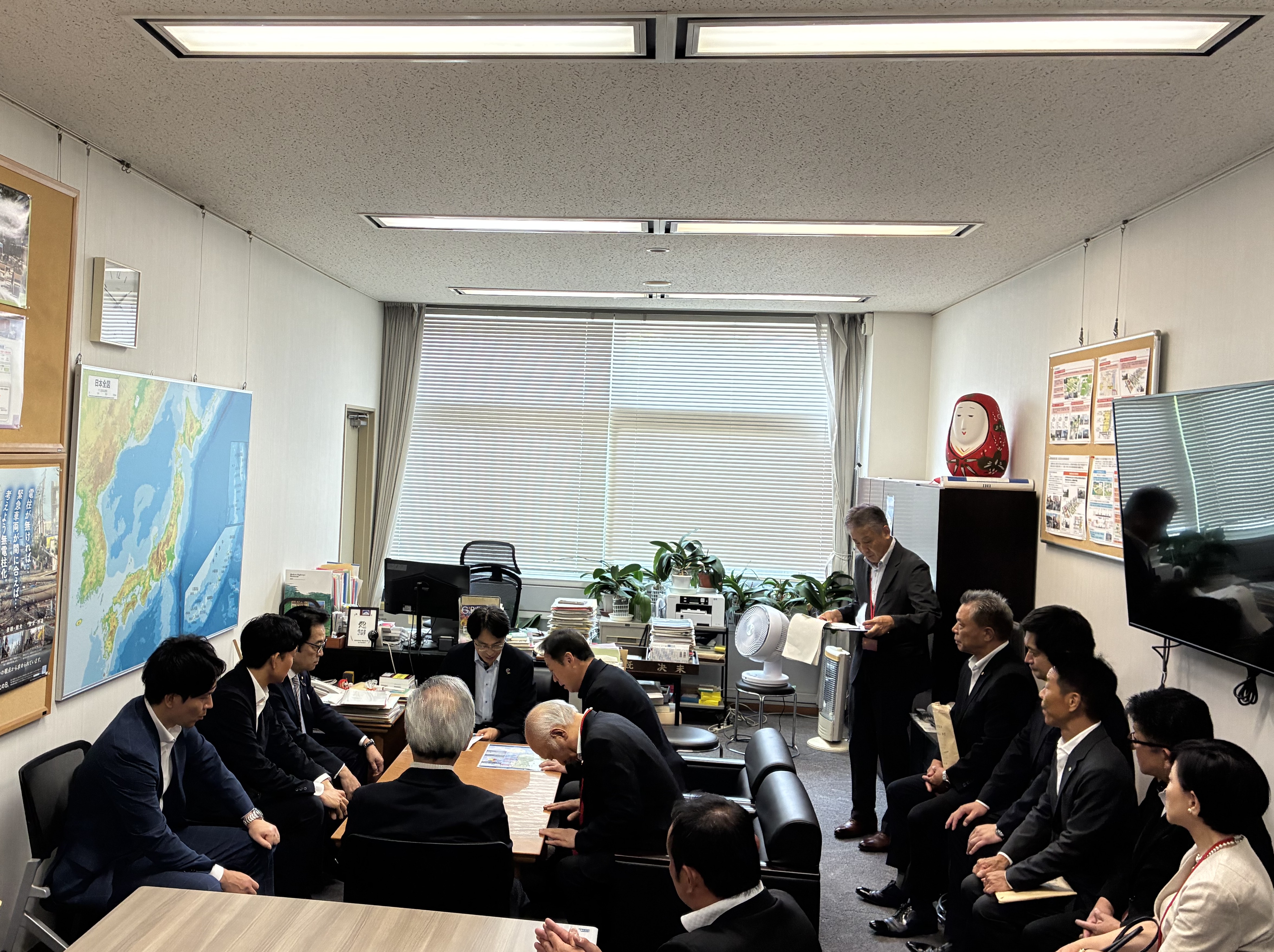国土交通省 沓掛道路局長への要望活動
