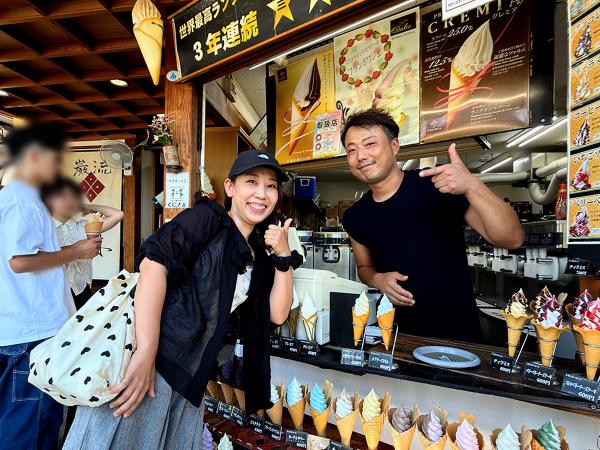 佐々木屋小次郎商店にて