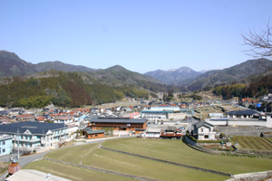 本郷村全景