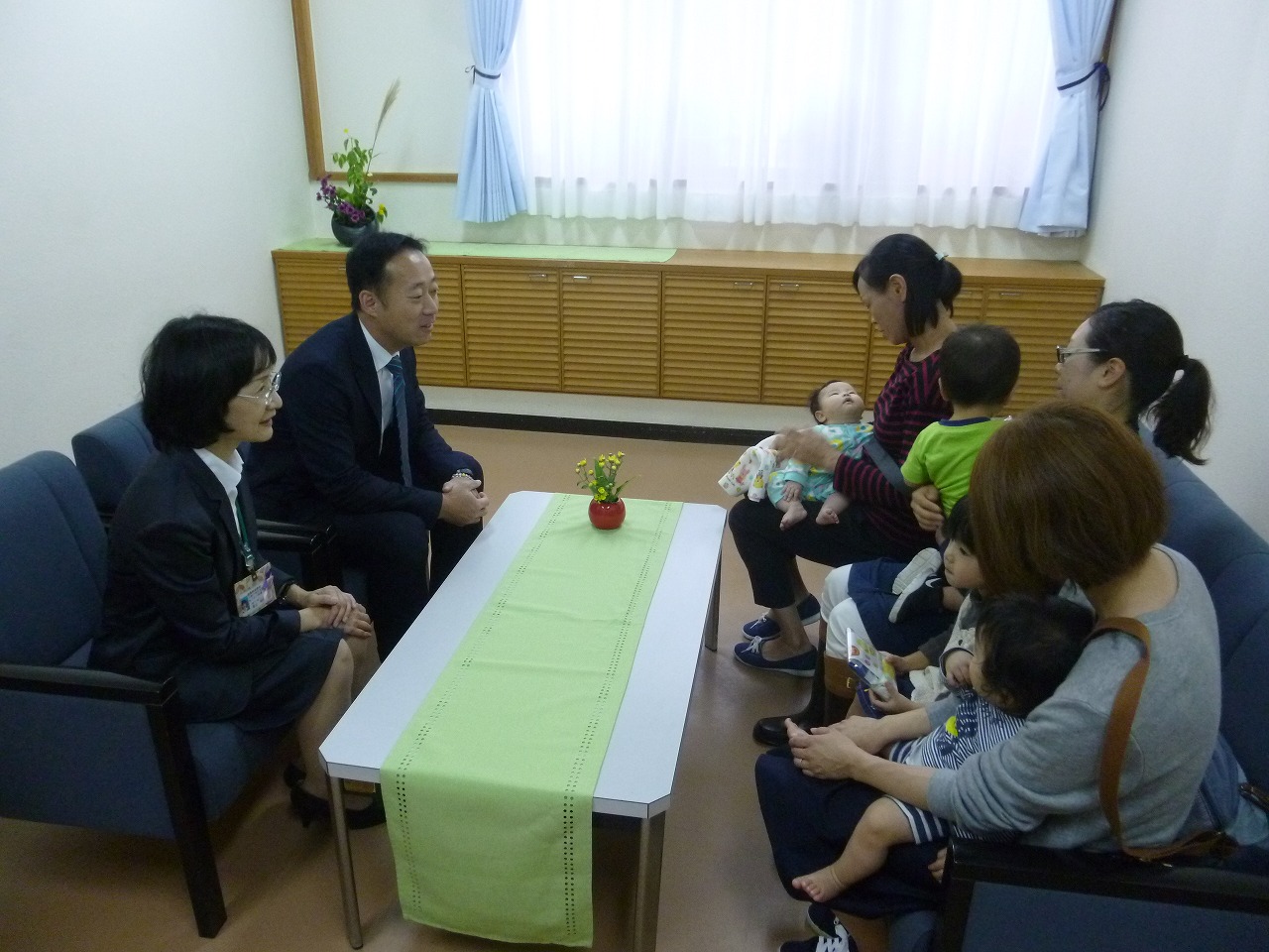 子育て世代包括支援センター「ほっとＩ」開所式での談話