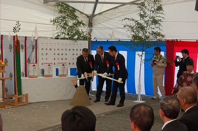 平瀬ダム建設工事安全祈願祭