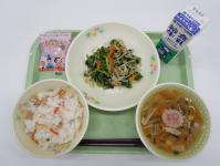 2025年3月3日給食写真
