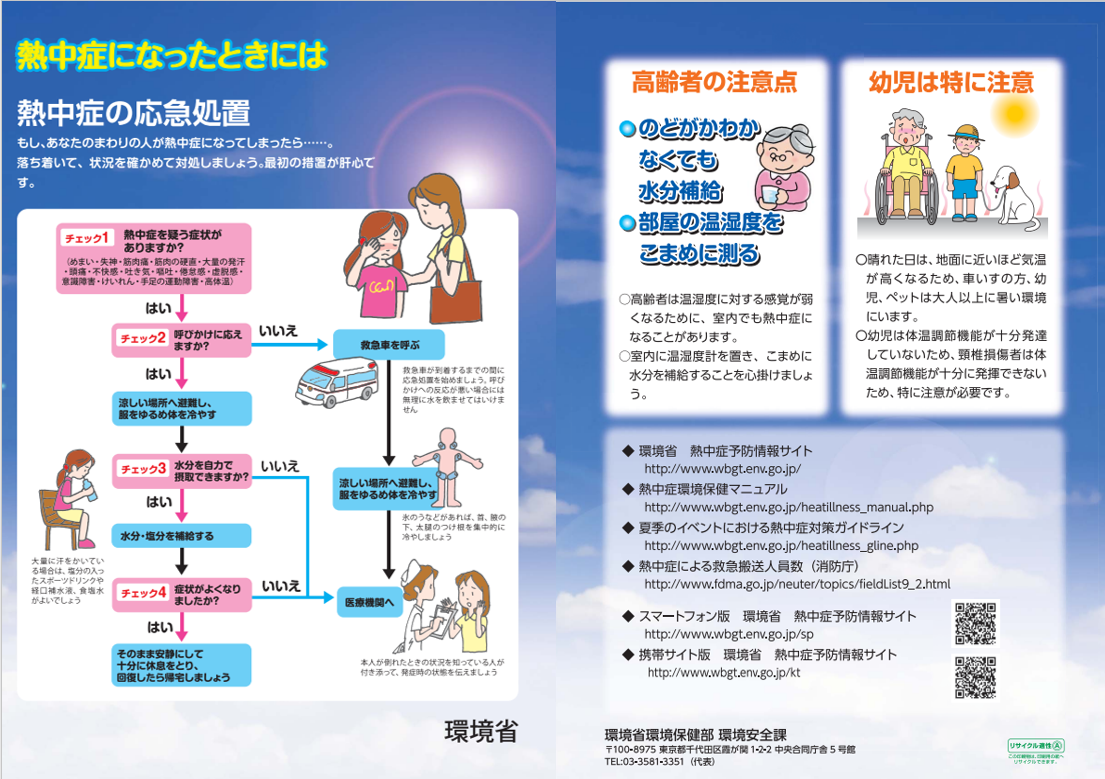 熱中症リーフレット