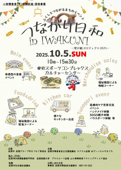 つながり日和 in IWAKUNI  -架け橋プロジェクト2025-　オモテ