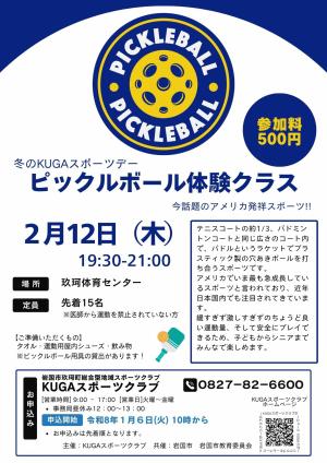 ピックルボールチラシ