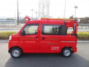 小型動力ポンプ付積載軽自動車