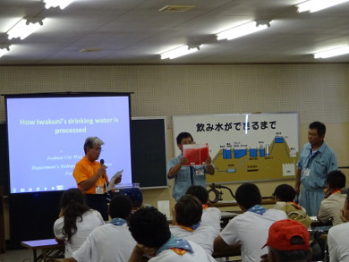 浄水場のしくみを学習