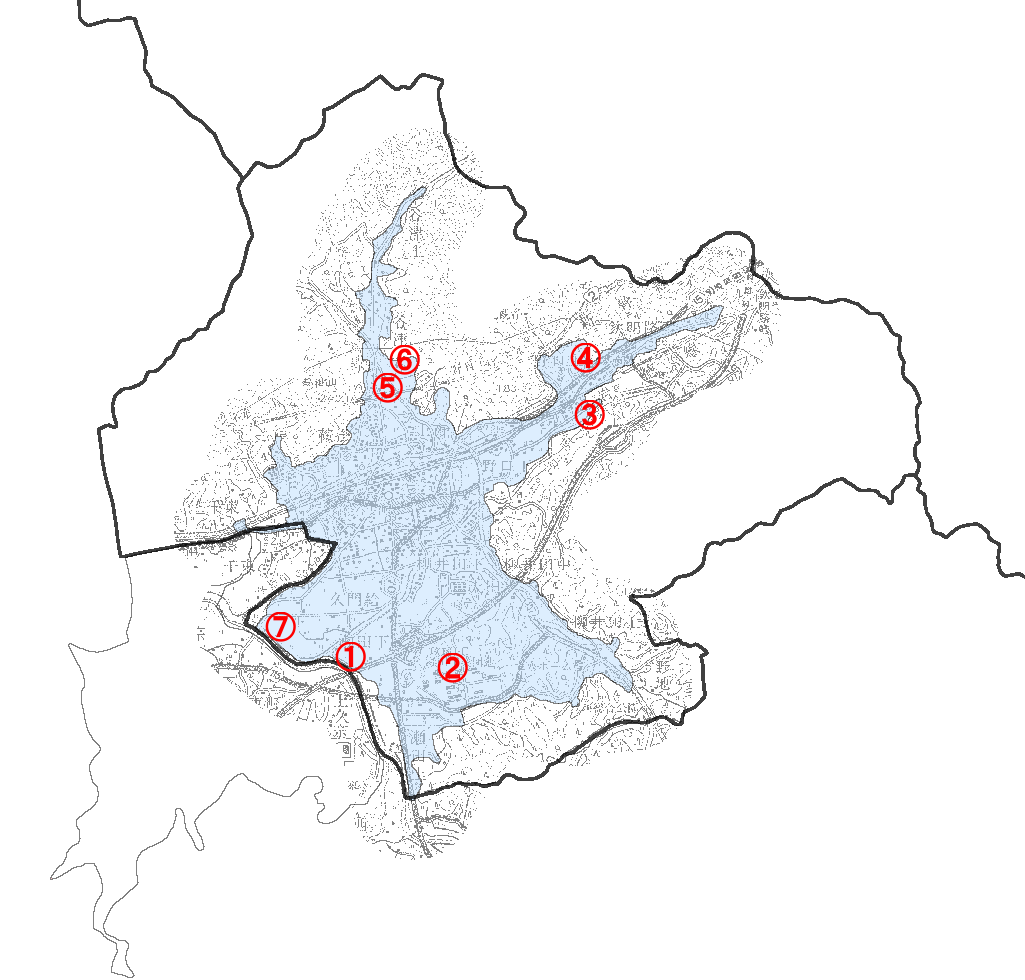 玖珂施設位置図