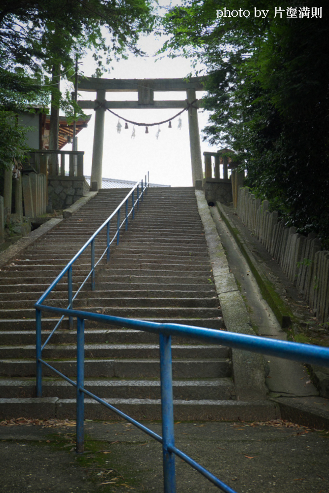 椎尾神社の階段