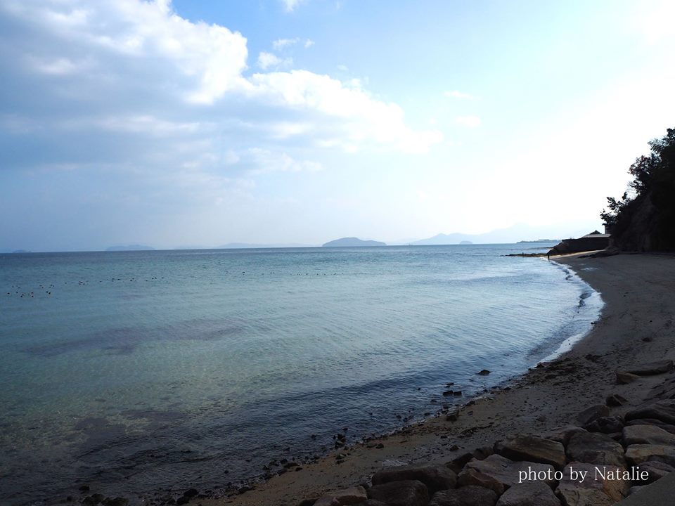 通津美が浦公園の砂浜